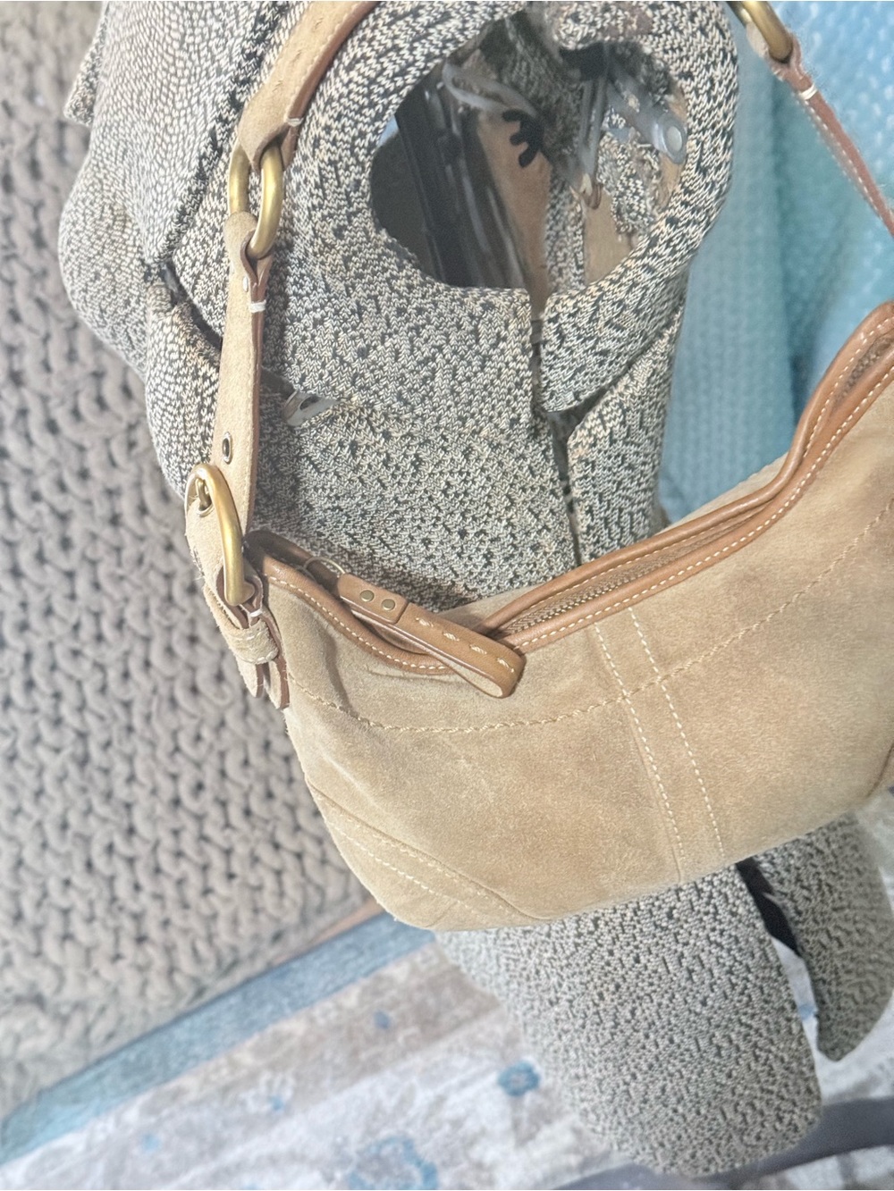 Coach Suede SoHo Bag in Tan - Classic - Picture 4 of 8